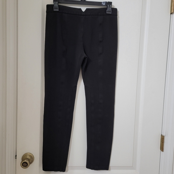 BCBGMaxAzria Size M Washed Black Stretch Leggings / Pants - Picture 5 of 15